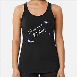 You're Not KJ Apa Racerback Tank Top