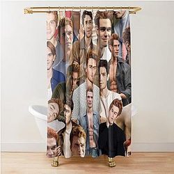 KJ Apa photo Shower Curtain