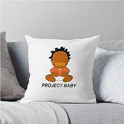 Kodak Black Project Baby Throw Pillow