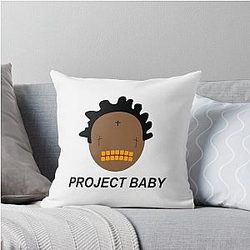 Kodak Black Project Baby Throw Pillow