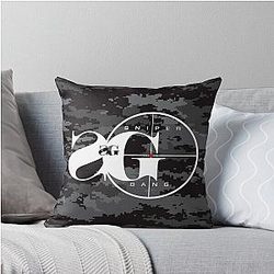 Kodak Black Snipergang Throw Pillow
