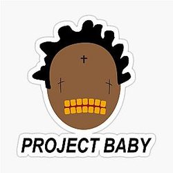 Kodak Black Project or Baby T-Shirt Sticker