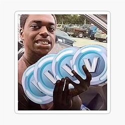 Kodak Black V Bucks Cash Money Sticker