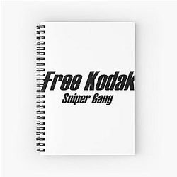 Kodak Black Sniper Gang Spiral Notebook