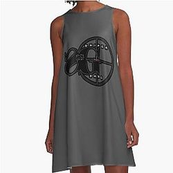 Sniper Gang Logo Kodak Black A Line Dress
