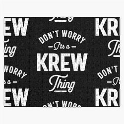 Krew Personalized Birthday Gift Jigsaw Puzzle