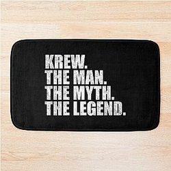 Krew Name The Man Myth Legend Bath Mat