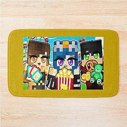MineCraft Game - The Krew Team Bath Mat