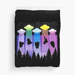 Krew District Give Me Space Glow Dark Duvet Cover