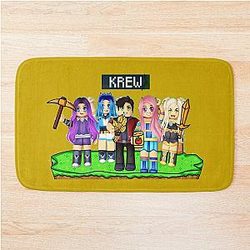 MineCraft Game The Team Bath Mat