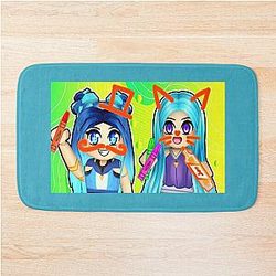 MineCraft Game - The Krew Team Bathroom Mat