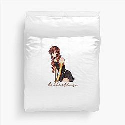 Golden Glare the Anime Duvet Cover