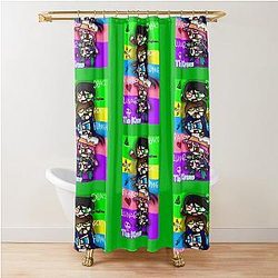 MineCraft - The Team - Funny Shower Curtain