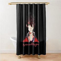 the krew Funneh Plushy on a scooter Shower Curtain