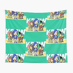 MineCraft - The Krew Team Tapestry