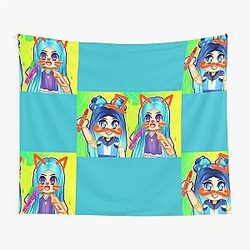Minecraft Game - The Krew Team Tapestry