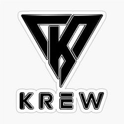 Krew Black Sticker