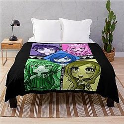 Aesthetic Funneh Krew Throw Blanket