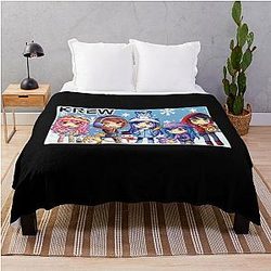 The Funneh Plushy on a scooter Throw Blanket