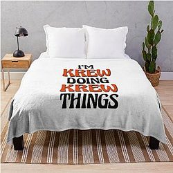I'm Krew Doing Things Throw Blanket
