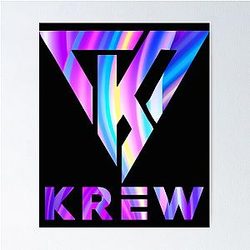 Funneh And The Krew T Shirt Krew Logo Fresh Poster