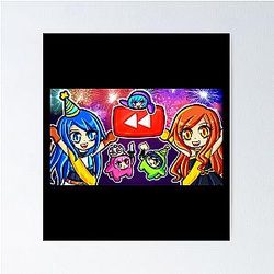 The Krew Funneh Plushy on a scooter Poster