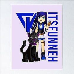 Itsfunneh Krew Dog Gamer Fan Art 2022 Poster