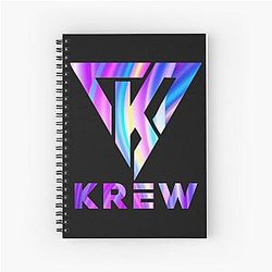 Funneh and The Krew Logo Fresh Spiral Notebook
