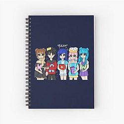 itsfunneh and the krew Spiral Notebook