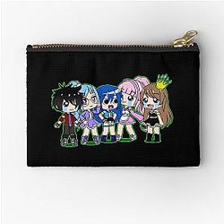 the krew Funneh Plushy on a scooter Zipper Pouch