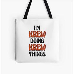 I'm Krew Doing Things All Over Print Tote Bag