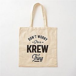 Krew Personalized Name Birthday Gift Cotton Tote Bag