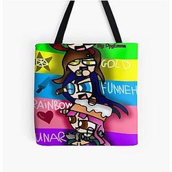 MineCraft - The Krew Team Funnneh All Over Print Tote Bag