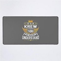 Krew Name Desk Mat