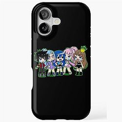 The Funneh Plushy on a scooter iPhone Tough Case
