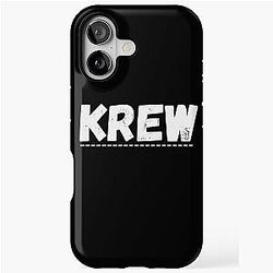 Krew Name in Black and White Classic T-Shirt iPhone Case