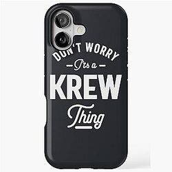 Krew Personalized Birthday Gift iPhone Tough Case