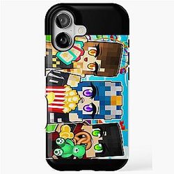 MineCraft Game - The Krew Team iPhone Tough Case