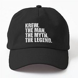 Krew Name 
The Man The Myth The Legend Dad Hat