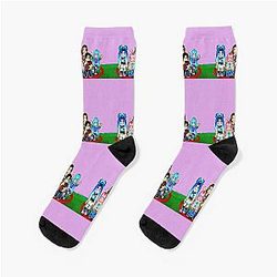 MineCraft Game - The Krew Team - Funny Socks