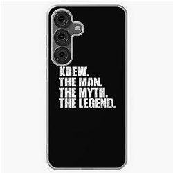 Krew Name The Man The Myth The Legend Samsung Galaxy Soft Case