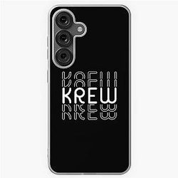 Krew Name in Black and White Style Samsung Galaxy Case