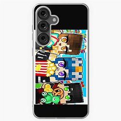 MineCraft Game The Krew Team 2 Samsung Galaxy Soft Case