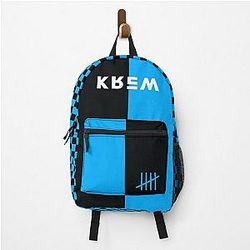 Black Blue Team Gamer Gift Lover Backpack