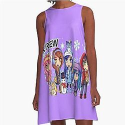 MineCraft - The Krew Team Winter A-Line Dress