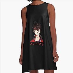 The Krew Funneh Plushy On A Scooter A-Line Dress