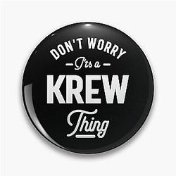 Krew Personalized Birthday Gift Pin