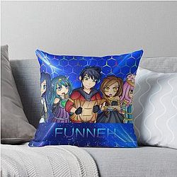 Itsfunneh Krew Throw Pillow