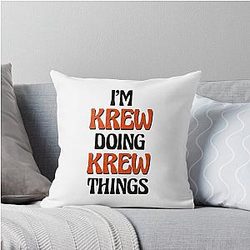I'm Krew Things Throw Pillow