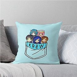 Krew In Your Pocket Throw Pillow